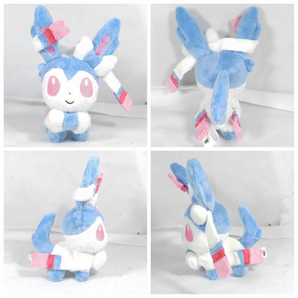 Nekkomeneko Shiny Sylveon Appears Another Cute Shiny Pokemon I Made N N Who Is Your Favorite Shiny Eeveelution I Actually Really Like Shiny Sylveon And Have One In Game Pokemon Pokemonplush