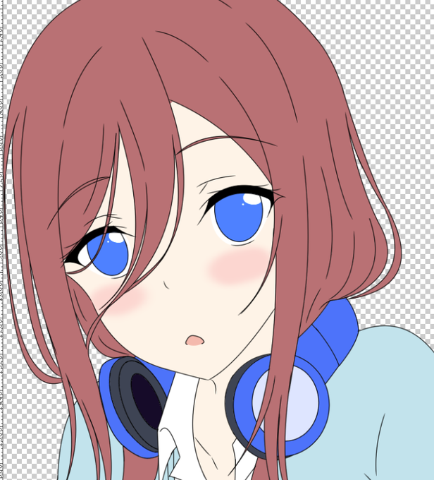 ミヤさんがTwitterに投稿した中野三玖(五等分の花嫁)のイラスト。