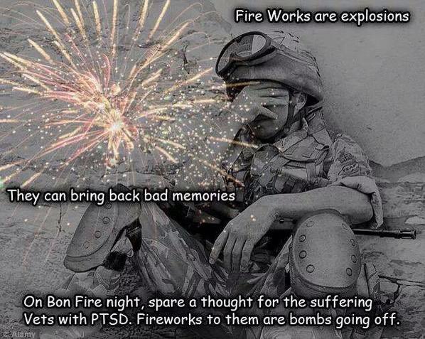 NickKeep_NKA's tweet photo. As we approach 5th November, please can we spare a moment and think about our actions. 
Please ensure you use your Fireworks responsibly, they are explosives and can kill.Several veterans in your area suffer from PTSD. Please think and act responsibly.
Thank you.@RAF_EOD https://t.co/hPYUTogTpS