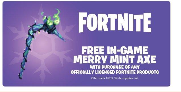 Can You Still Get The Minty Axe In June 2020 Happy Power On Twitter Pulled This From Gamestops Weekly Ad Discusses The Minty Pickaxe And Darkfire Bundle