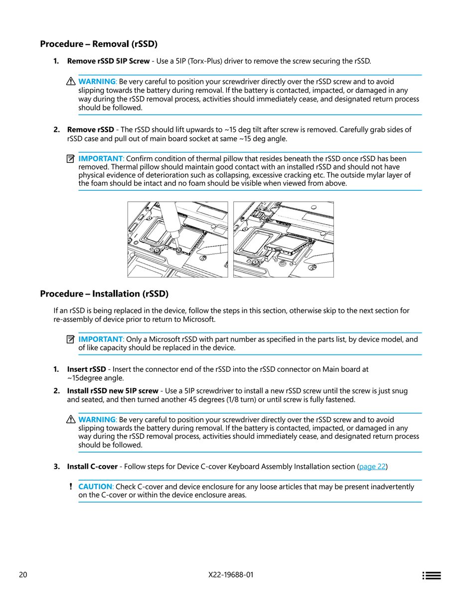 h0x0d's tweet photo. Surface Removable SSD Guides https://t.co/T2EVziDkKs https://t.co/vgTrZ9sFsU