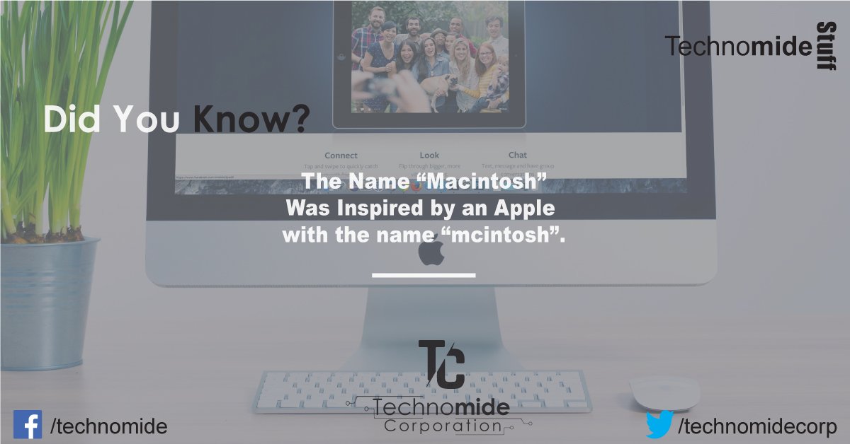 TechnomideCorp's tweet photo. #technomide #fact #apple #macintosh https://t.co/IWICKOvCp6