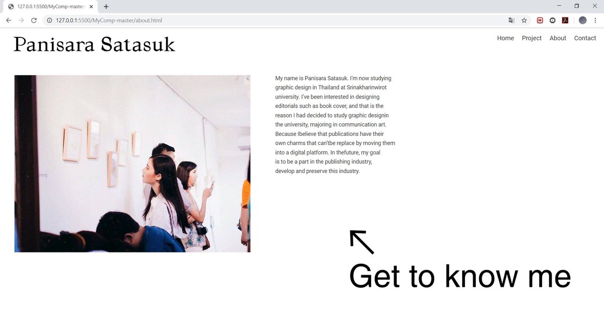 poppyhillghost's tweet image. ไฟนอลวิชา web design , ให้ทำเว็บไซต์ portfolio ของตัวเอง โดยกำหนดให้มีหน้า home, about, contact และหน้าผลงานของตัวเอง รวมถึงให้ออกแบบ typeface ขึ้นใหม่เพื่อใช้ประกอบในส่วนใดก็ได้ของเว็บไซต์อย่างน้อยหนึ่งจุด งานนี้ให้เขียนโค้ดเพื่อใช้งานเป็นเว็บไซต์ได้จริง ๆค่ะ