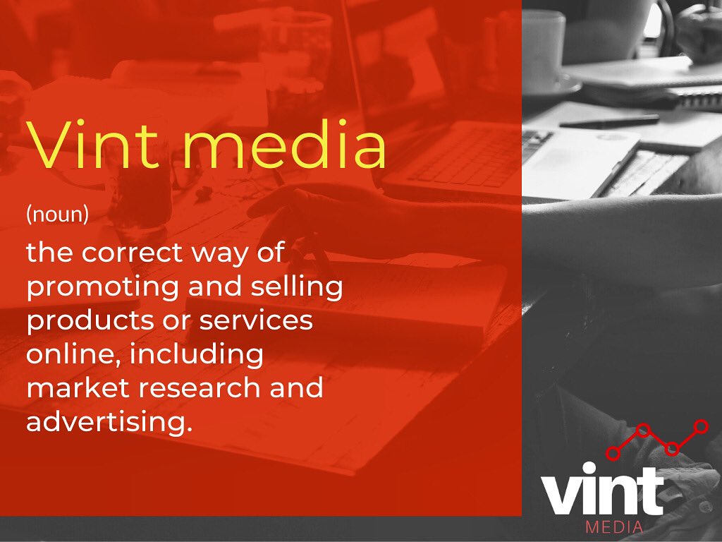 MediaVint's tweet photo. Defining ourselves. #digitalmarketing https://t.co/4R6WToGpsF