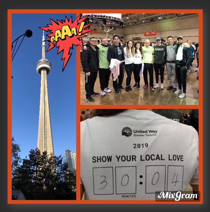 Great morning with the team climbing the CN Tower for a great cause! 🧗🏻‍♀️Couldn’t believe the coincidence of my time and the branch #! #UnitedWay @tdpauld <a href="/dvhfollowers/">dvhfollowers</a>