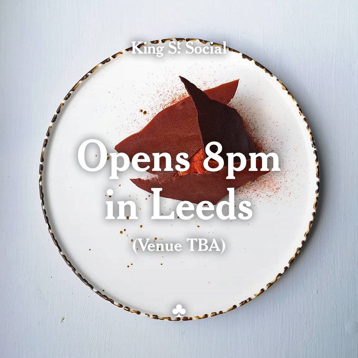 We have the amazing chef Connor J Lowery cooking for us on the 6th &amp; 7th December.
♣️
Have you got your tickets yet? If not get them here:  bit.ly/2VIt2GA
♣️