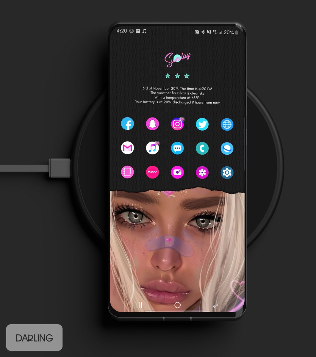 itszme_Darling's tweet photo. #icons - @DrumDestroyer
#wallpaper - @Maria2Ps
#kwgt - @b3nnyV89
#hishoot2i - @Jeisonv62840567
.
.
.
.
#teamandroid #cutescreen #note10plus #homescreen #totallauncher #teamsamsung #techstuff #myscreenie #techgirl #techlife #screenshotsunday https://t.co/xir4uyWtXa