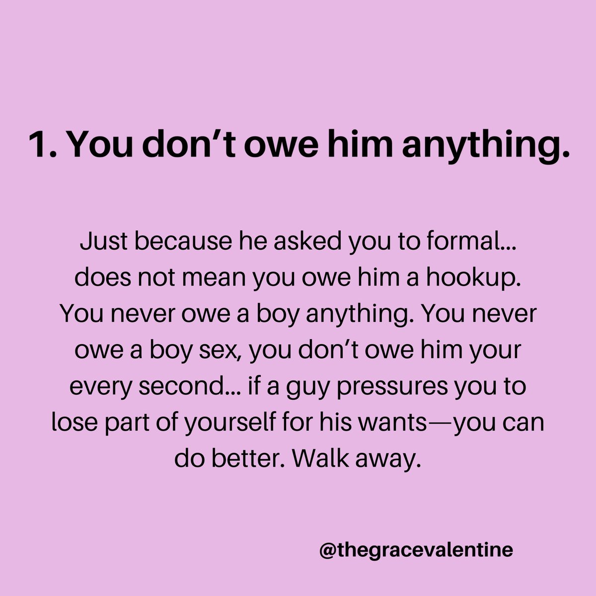 4 reminders for all my college girls! I shared this on my Instagram thought  my twitter friends should read too 💓, image size:1200x1200