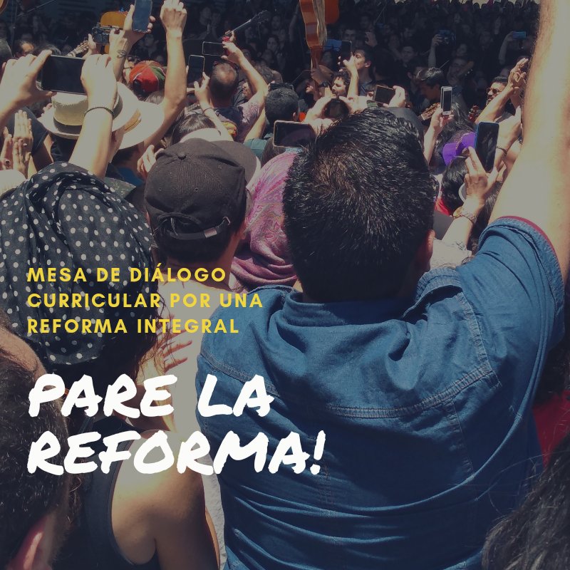 <a href="/DerechoalaHist/">Derecho a la Historia</a> #NoALaReformaCurricular
#ElArteImporta