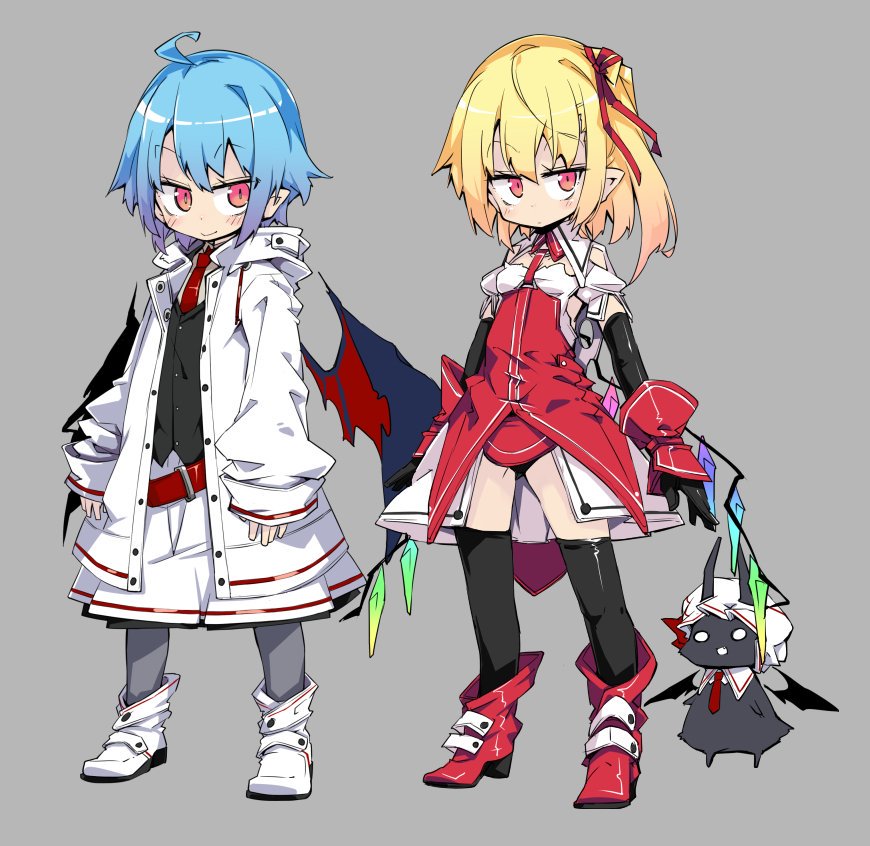 ノヤ On Twitter レミリア 冬 フラン 魔法少女 冬コミ用キャラデザ