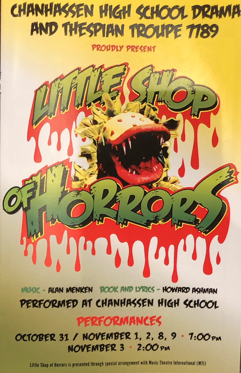 Do not walk: RUN to this show next weekend!! Outrageously, insanely good. Superb storytelling; every component did its part. 
Beyond proud of every student on that stage and behind the scenes; especially my former ones!! 😍
KUDOS to every adult who helped make it happen- WOW.