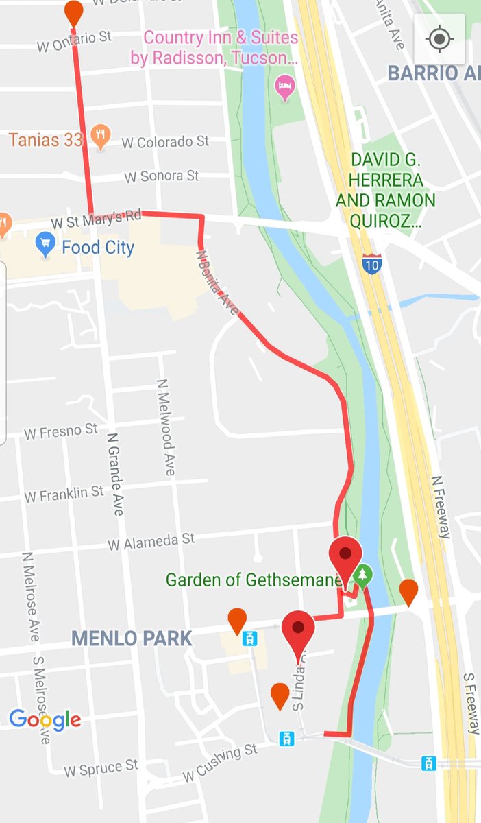 Here is the route map for today's procession. The map is available on the All Souls Procession app, along with information about the event and live video coverage. #AllSoulsProcession #AllSoulsTucson #UAJOUR506