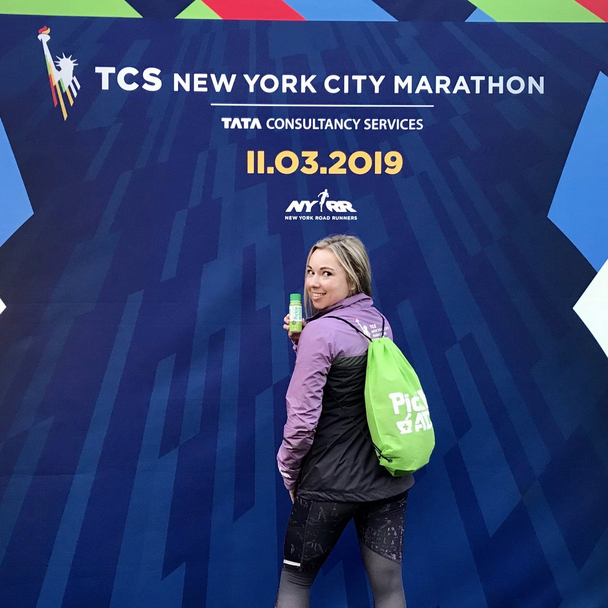 PickleAde's tweet photo. Runners, kick those post-marathon cramps to the curb with a #PickleAde chaser. #TCSNYCMarathon https://t.co/TvjqaLXDZu