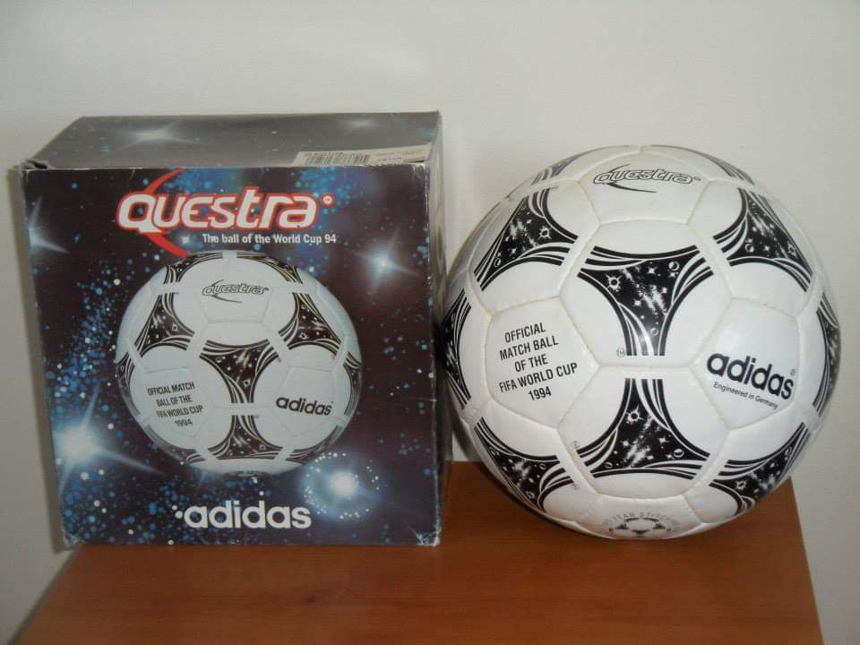 on Twitter: "Adidas Questra 1994 World Cup Official Match Ball #adidasquestra #90sfootball #vintagefootball #questra #1994worldcup #omb /