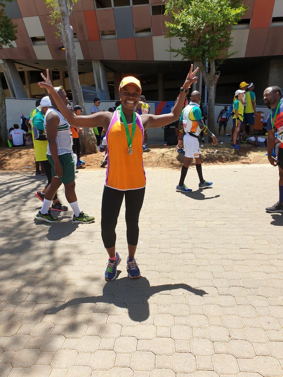 Joch265's tweet photo. 5 Months Postpartum Soweto Marathon conquered under 5 hours!
The hills and the heat though🙌🏼
One run at a time!
#sowetomarathon2019
#LaceUpConquerYourHard
#runmamarun
#run265 https://t.co/IogETz8cux