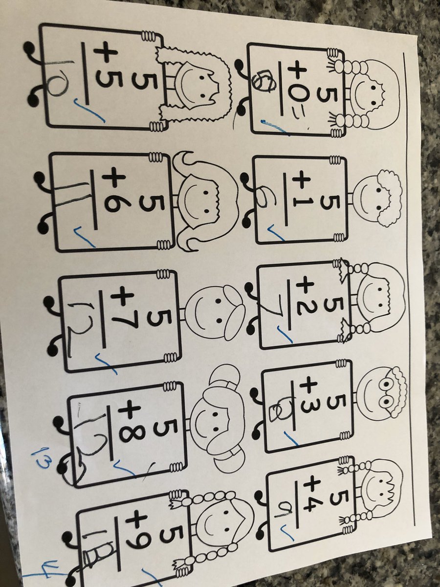 bobbyguercio's tweet photo. Trey’s Sunday with some math practice and a little painting (Mickey Mouse Clubhouse). Not bad for a 4 year old working all by himself. #prouddad #freecollegeplease! https://t.co/pORPYhqopk