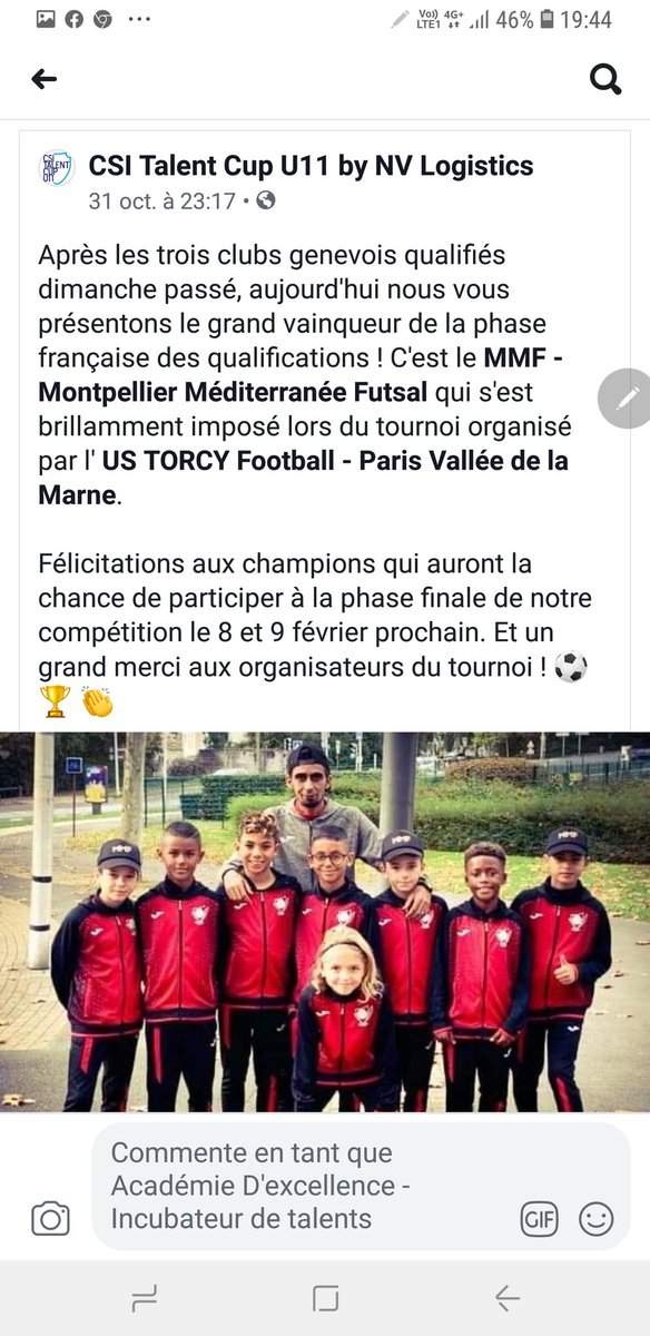 Le <a href="/montpmedfutsal/">Montpellier Futsal</a>  représentera la France dans le prestigieux tournoi organiser à Genève la ou les meilleurs formation d'europe s'affronteront. 

<a href="/Montpellier3m/">Montpellier Métropole</a> 
<a href="/davygounel/">Davy Gounel</a> 
<a href="/MidiLibreSports/">Midi Libre Sports</a> 
<a href="/myMetroSport/">MÉTROPOLITAIN SPORT</a> 
<a href="/genre_jazelet/">Genre-jazelet</a>