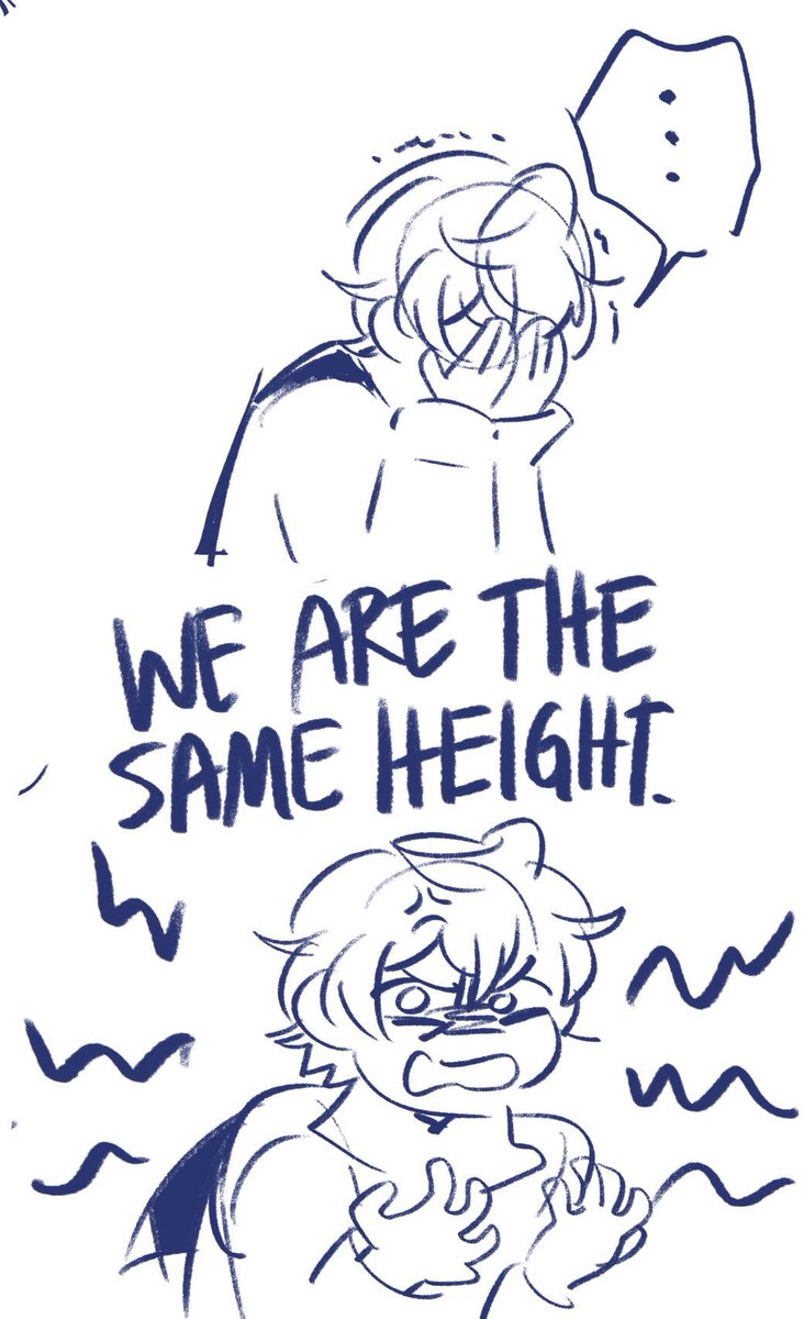 this is crudely drawn bc it was 5AM but the fact that elliot bullies oz over his height but not leo bc leo has never hesitated to clock him for it is what keeps me going in life 