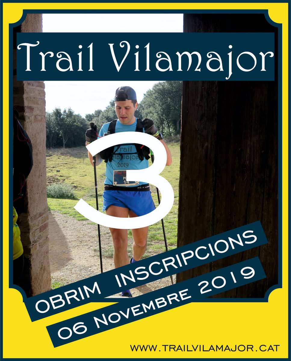 TVilamajor's tweet photo. 📣📣 Atenció!! Comença el compte enrere!!! 🏃‍♂️🏃‍♀️🏃‍♂️

#TrailVilamajor #lafestadeltrailrunning #SantPeredeVilamajor #Vilamajor #Montseny #trailrunning https://t.co/gSqFG6IvFN