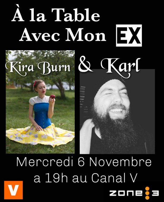A la table avec mon ex cette semaine 😉 @ZONE3ca @vtele #television #kira4burn #geekstripper #televisionquebec<a class="tags" target="_blank" title="On Twitter" href="/?out=eyJ0eXAiOiJKV1QiLCJhbGciOiJIUzUxMiJ9.eyJpYXQiOjE3MjQ4NzYxMjYsImlzcyI6InR3cG9ybnN0YXJzLmNvbSIsIm5iZiI6MTcyNDg3NjEyNiwiZXhwIjoxNzU2NDEyMTI2LCJyZWRpcmVjdF91cmwiOiJodHRwczovL3R3aXR0ZXIuY29tL1pPTkUzY2EifQ.9pEc2NAUA1gQREVHn2s4iSe-BAaCUe_THAzxivXsFTt-c_9l_mC6M3WhmjBExLmgGb8GGrDAfNBKCb-tJRCqow">@ZONE3ca</a><a href="/tag/montreal"class="tags"><span>#montreal</span></a><a href="/tag/television"class="tags"><span>#television</span></a><a href="/tag/mercredi"class="tags"><span>#mercredi</span></a><a href="/tag/kira4burn"class="tags"><span>#kira4burn</span></a><a href="/tag/geekstripper"class="tags"><span>#geekstripper</span></a>