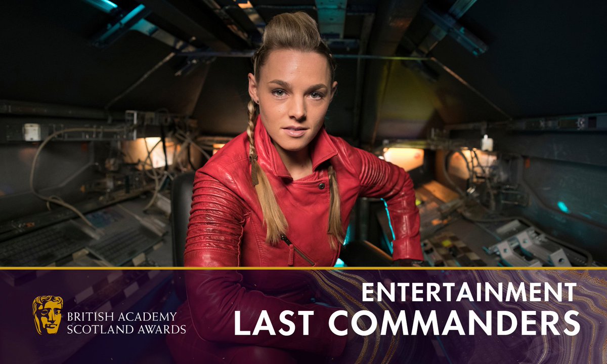 BAFTAScotland's tweet photo. FOR FREEDOM! @ObjectiveMediaG’s sci-fi adventure show Last Commanders make it home with this year’s #BAFTAScot19 ENTERTAINMENT award 🙌 https://t.co/c1HV7vD7dL