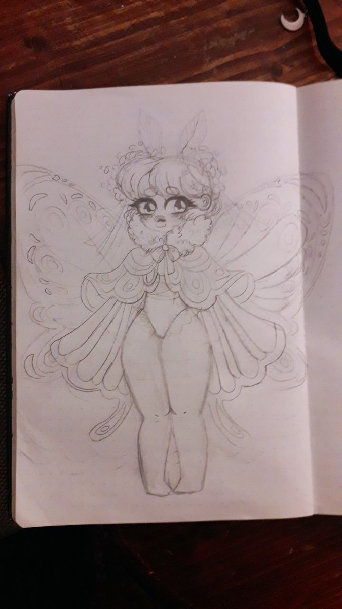 Amit52626647's tweet photo. I did a lil butterfly babe🌸💕
#sketchart #charecterdesign #cute #kawaiiart #sketchbook #myart https://t.co/iz3y7kS9es