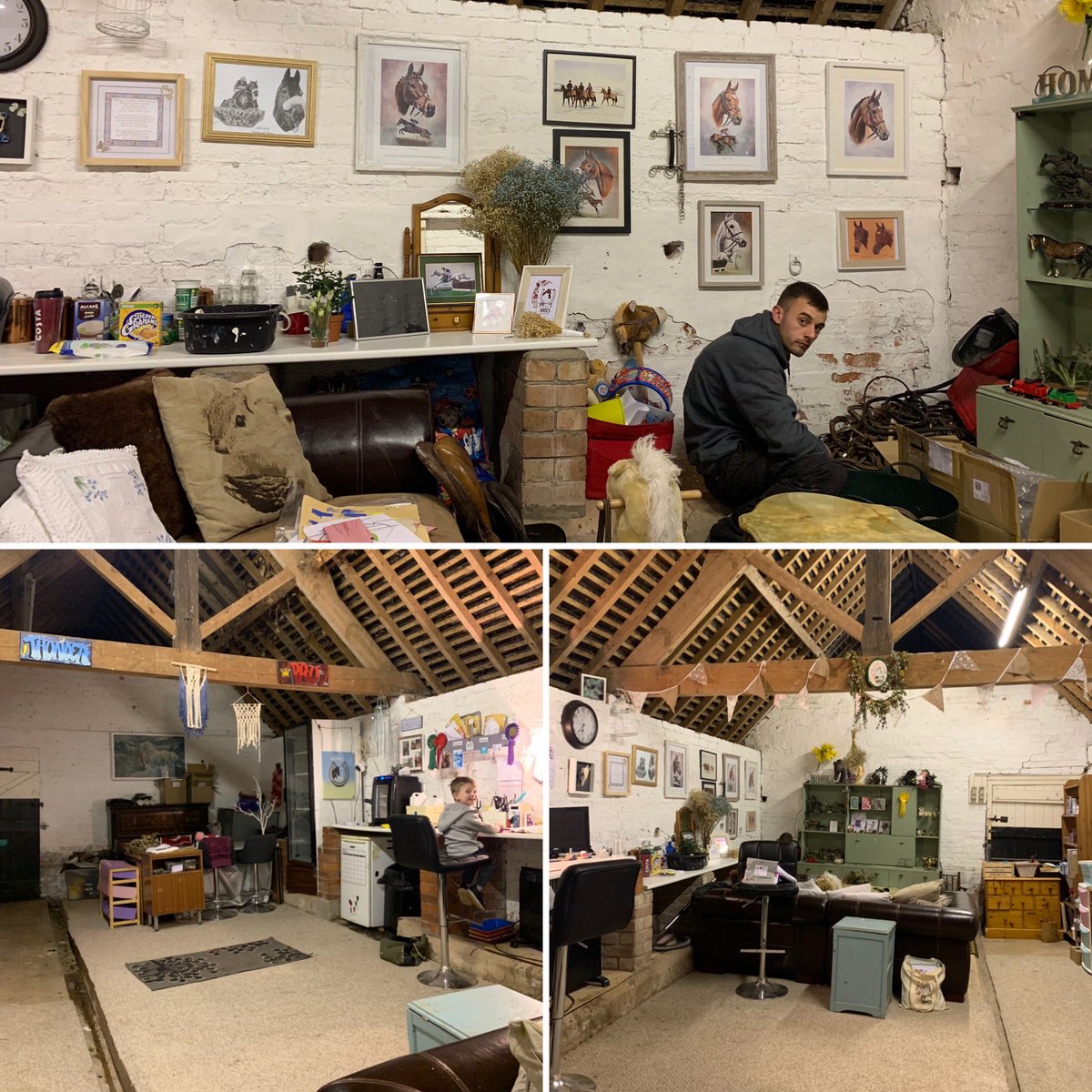 PrusShoes's tweet photo. Weekend Workshop reorganising 🏰
As it’s the only time I get chance to do anything the whole families been roped in 🙈😂
I can’t believe i work here...by far my proudest accomplishment 🥰🏰
#PrusShoes
#BespokeResinArtist
#Workshop
#PrusShoesHQ 
#IDidItAllByMyself 
#Proud https://t.co/uF95RMmeuK