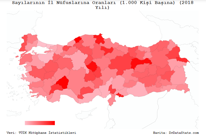 Türkiye'de #halk #kütüphanelerine #üye #olma oranı en yüksek olan iller (1.000 kişi başına)

1-#Bartın: 112 kişi
2-#Isparta: 111
3-#Kırşehir: 107
4-#Erzincan: 107
5-#Sinop: 99
6-#Kilis: 97
7-#Amasya: 91

Tüm illerin verileri için: drdatastats.com/illere-gore-tu…