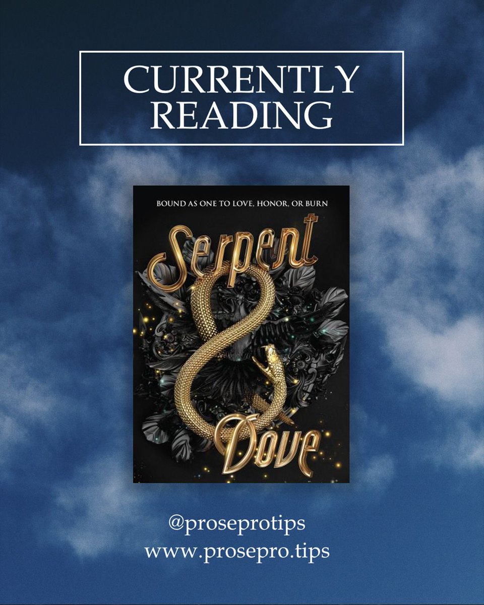 ProseProtips's tweet image. #currentlyreading: Serpent &amp;amp; Dove by Shelby Mahurin! It takes some liberties in its portrayal of witch hunts. But it&apos;s smart, sexy, thrilling, and not afraid to challenge the sexism of religious institutions.
#serpentanddove #yafantasy #bibliophile #whattoreadnext