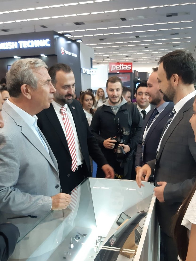 ATO Congresium'da gerçekleşen #VerimlilikveTeknolojiFuarı'nda standımızı onurlandıran Büyükşehir Belediye Başkanımız Sayın <a href="/mansuryavas06/">Mansur Yavaş</a>' a teşekkür ederiz. #mansuryavas #MEGAP