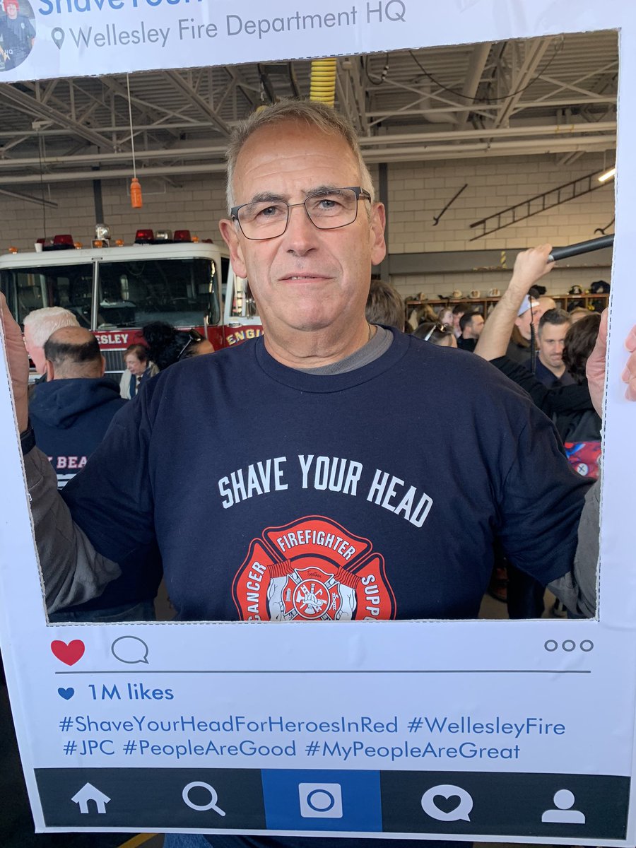 GerryMahoney's tweet photo. Great event today @WellesleyFire #ShaveYourHeadForHeroesInRed #FirefighterCancerSupportNetwork https://t.co/IWdWFpzK05