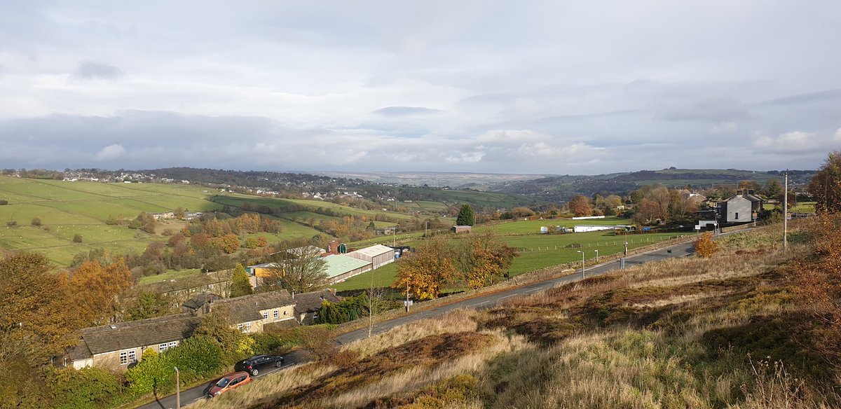sunkfarmer's tweet photo. @Yorkshireimages I was up above #Haworth today was a beautiful drive although we did encounter some fog en route from #layburn to #todmordon as usual #HebdenBridge was heaving with folk. https://t.co/rLqnSx8GHB