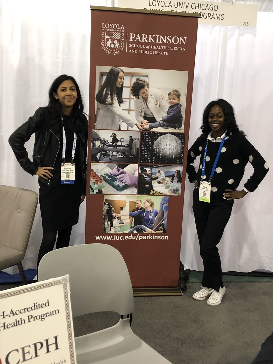 Meet & learn about the the MPH Program at Booth 215! #apha2019 #publichealtheducation #masterofpublichealth