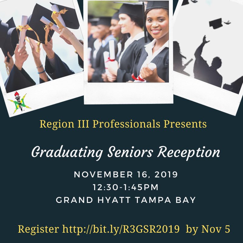 R3NSBE's tweet photo. Calling all graduating seniors in the POWER House family!!! The Graduating Seniors Reception will take place on November 16, 2019 during this years FRC. RSVP with the link in our bio by November 2nd today!! #GSR #graduatingseniors #seniorszn #FRC19 #R3FRC #R3NSBE #POWER https://t.co/UE6XVQtkZT