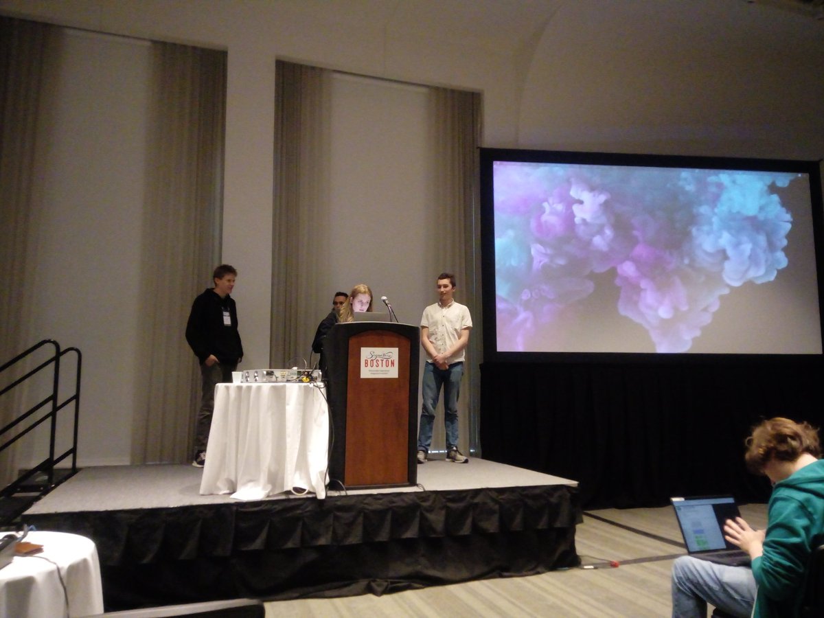 Ready to present <a href="/VicUniWgtn/">Te Herenga Waka—Victoria University of Wellington</a> #iGEM2019  team #GiantJamboree #igem