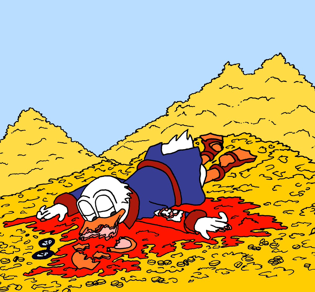 Scrooge McDuck - More dead millionaires

Follow on instagram: instagram.com/proleteeth/