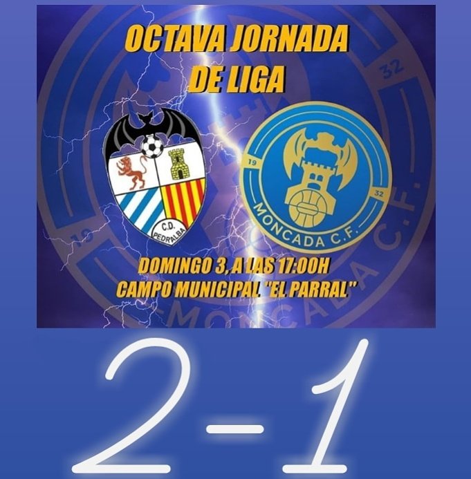 ⚽ FINAL DEL PARTIDO ⚽

Hemos luchado, nos hemos dejado la piel, pero el resultado no ha sido óptimo.

 2-1 en casa del Pedralba

Una lástima hoy, pero hay que seguir.

La semana que viene más y mejor 💪🏼

#TORNEM 💙