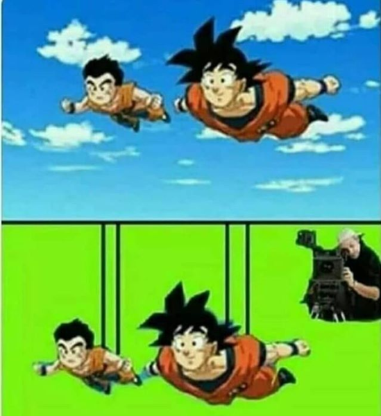 Darkodbc's tweet photo. FUERTES IMÁGENES asi se grabo DRAGON BALL Z #DragonBallZ #mentiras #sad #descepción 😪😪😪 https://t.co/VhT4CsnJWi