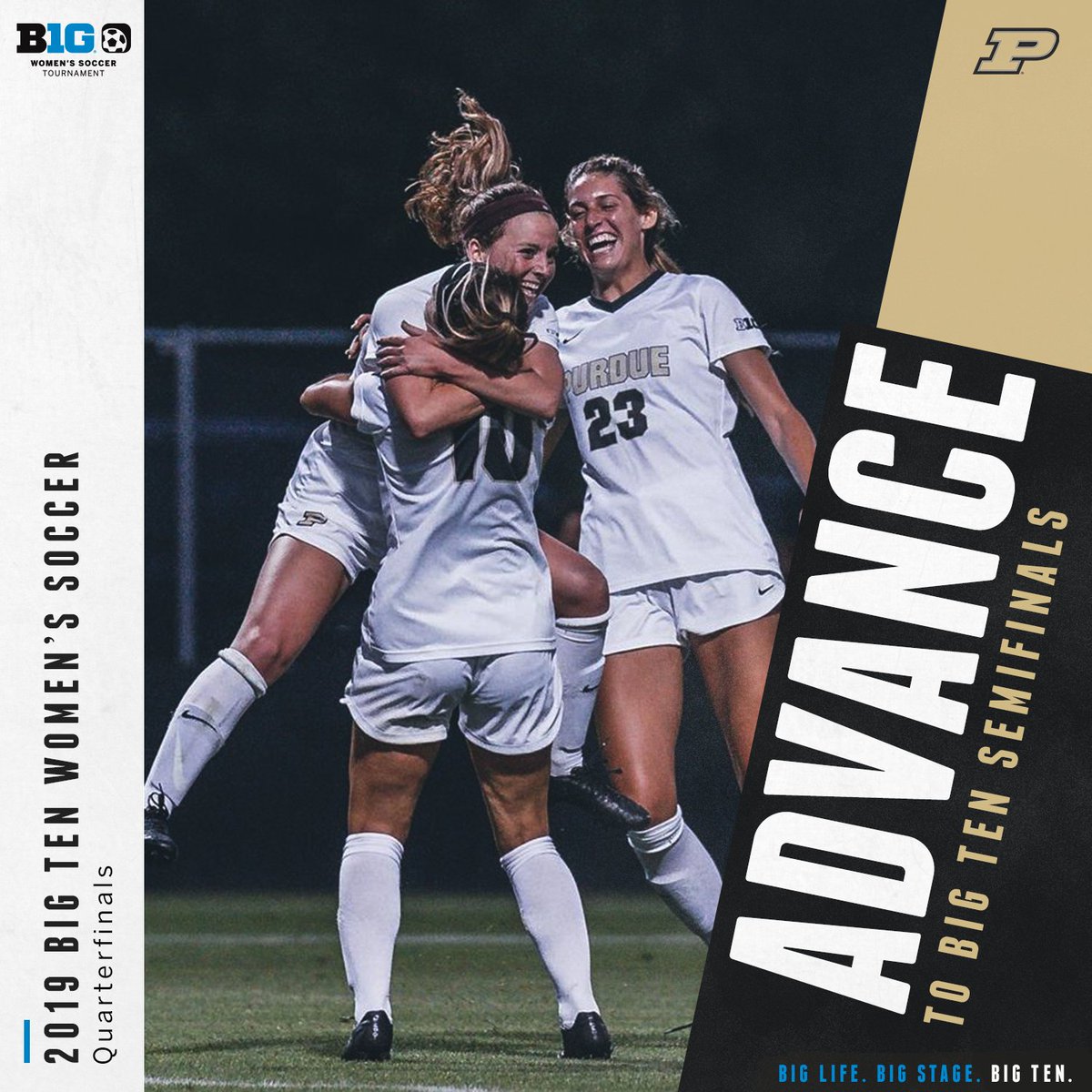 Big Ten Soccer (@b1gsoccer) on Twitter photo For the first time since 2014, the #B1GWSOC Tournament #8 seed defeats the #1 seed as <a href="/PurdueSoccer/">Purdue Soccer</a> heads to the semifinals after a 1-0 win at <a href="/BadgerWSoccer/">Wisconsin Women’s Soccer</a> … for more tournament information, visit the Tournament Central web site at bigten.org/wsoc For the first time since 2014, the #B1GWSOC Tournament #8 seed defeats the #1 seed as <a href="/PurdueSoccer/">Purdue Soccer</a> heads to the semifinals after a 1-0 win at <a href="/BadgerWSoccer/">Wisconsin Women’s Soccer</a> … for more tournament information, visit the Tournament Central web site at bigten.org/wsoc