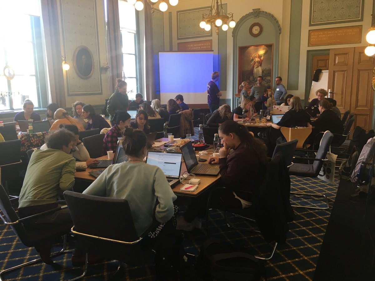 Knipuit's tweet photo. My first time as a coach at Djangogirls Groningen, great day! #djangogirls #djangogirlsGR #letsgro https://t.co/vOfhW4gvLu