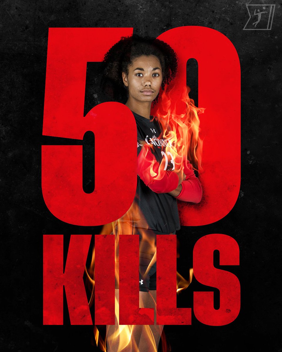 5️⃣0️⃣ 🅺🅸🅻🅻🆂

Jordan Thompson absolutely 𝗪𝗘𝗡𝗧 𝗢𝗙𝗙 on her senior day, blasting the most kills of any player in 20 years and the 7th most all time in NCAA DI Volleyball history!

#NCAAVB | <a href="/GoBearcatsVB/">Cincinnati Volleyball</a>