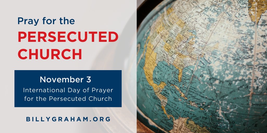 If you went to church today without fear of arrest or death, take a moment to pray for those who don’t have such a luxury. Join us in remembering our persecuted brothers and sisters in Christ on this #InternationalDayOfPrayerForThePersecutedChurch.