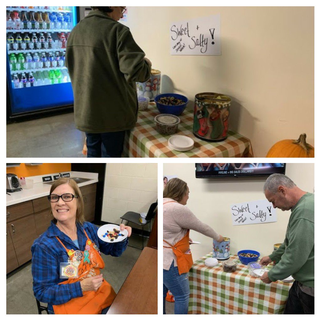 SCOTx2M's tweet photo. What a week celebrating "Spirit Week" @THDWoodhaven  💥🍿🍬🍭 👍 Sweet &amp; Salty Sunday!!! #MWspiritweekD245 https://t.co/BbXQlKVJIF