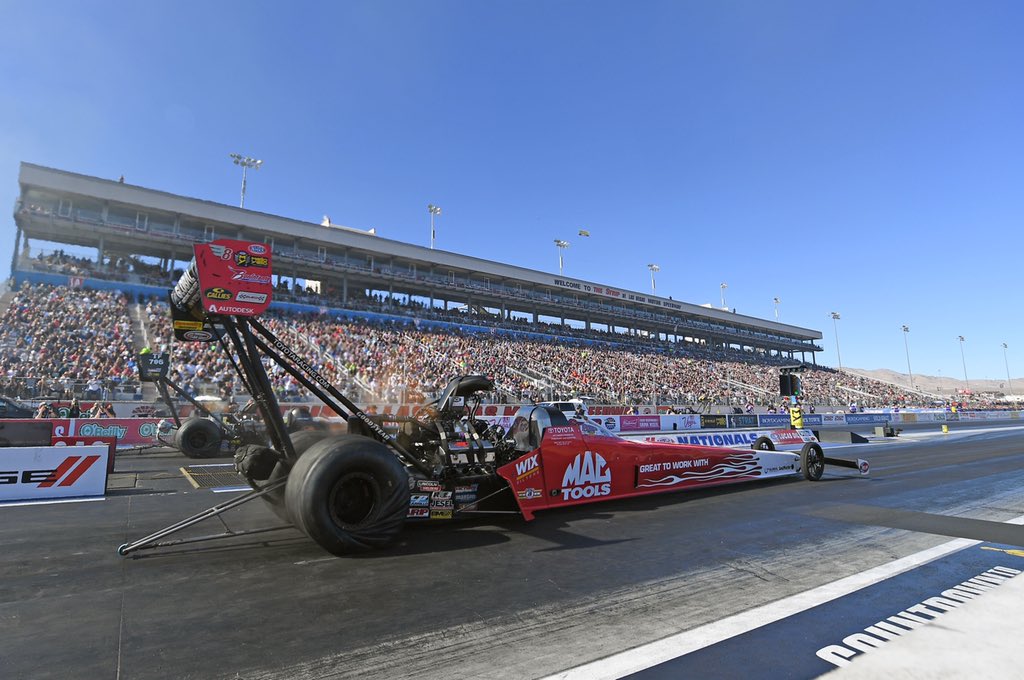 TeamKalitta's tweet photo. #VegasNata Round 2 Matchup:
@Air_Doug (lc) vs. Leah Pritchett
@MacTools38 | @ToyotaRacing
#GreatToWorkWith #NitroBound
#NHRA #TeamToyota https://t.co/skGqCHNZao