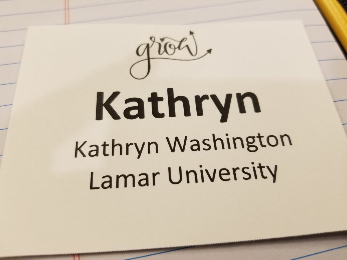 Drkathrynwash7's tweet photo. Let the fun and growth begin!!! #GROWconference #WeLeadTX @TEPSAtalk @escregion6 @ESC6Principals @newcaneyisd @LamarUniversity @Cmayesprincipal https://t.co/73Or7w5RMi