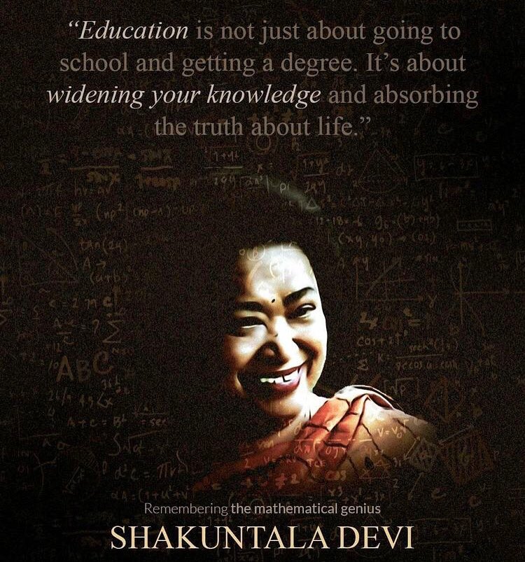 Vidyabalan_UK's tweet photo. Happy birthday to the incredible human genius Shakuntala Devi 🥳 #VidyaBalan #ShakuntalaDevi #HappyBirthday #HumanGenius #Inspiringwomen #Celebrating #Mathematician #India https://t.co/YlKagQWz2Z