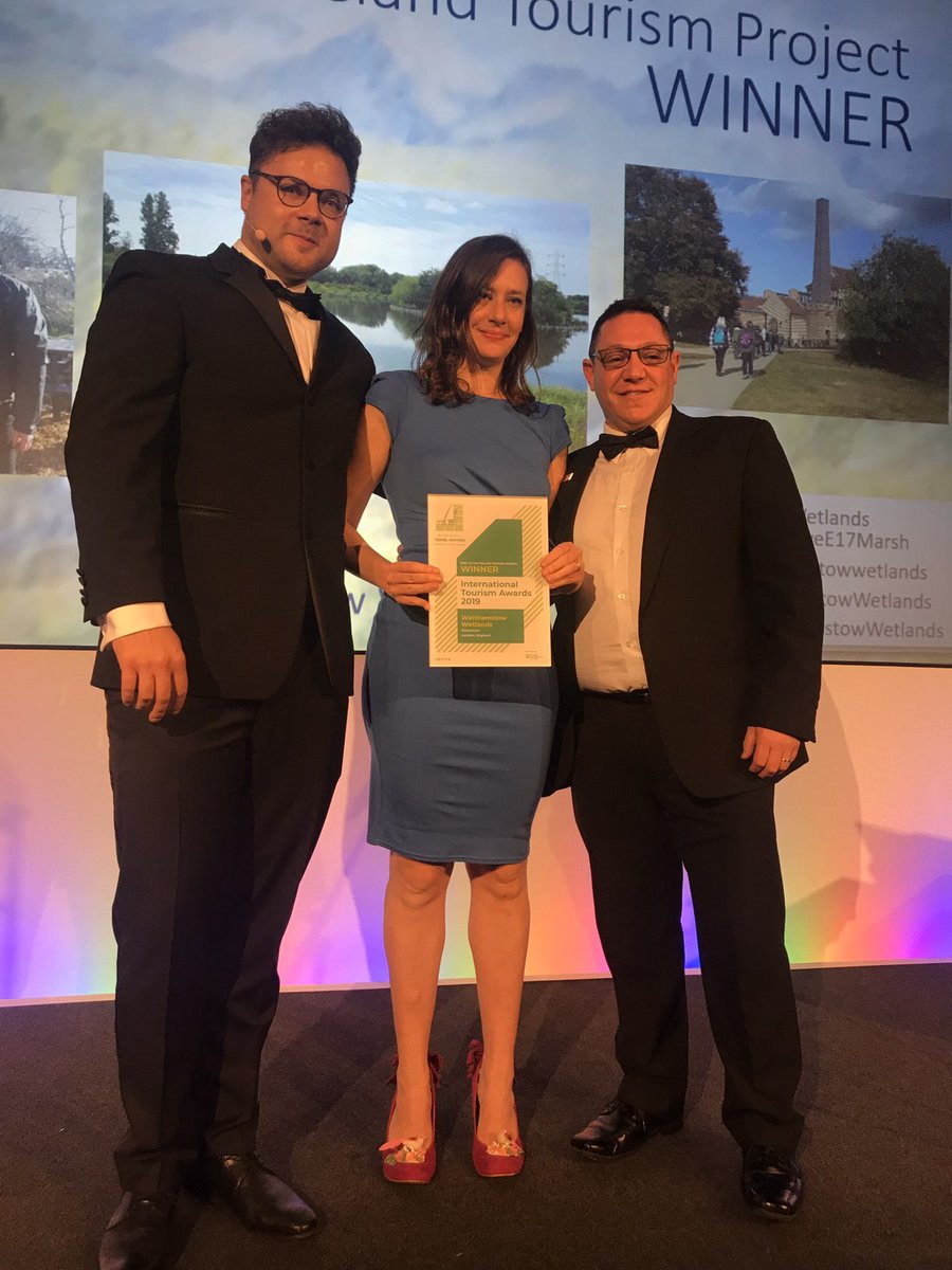 TravWriters's tweet image. Congratulations to  Walthamstow Wetlandswho have won the 'Best UK and Ireland Tourism Project Award" at #BGTWAwards @E17Wetlands @WeLoveE17Marsh #WalthamstowWetlands
