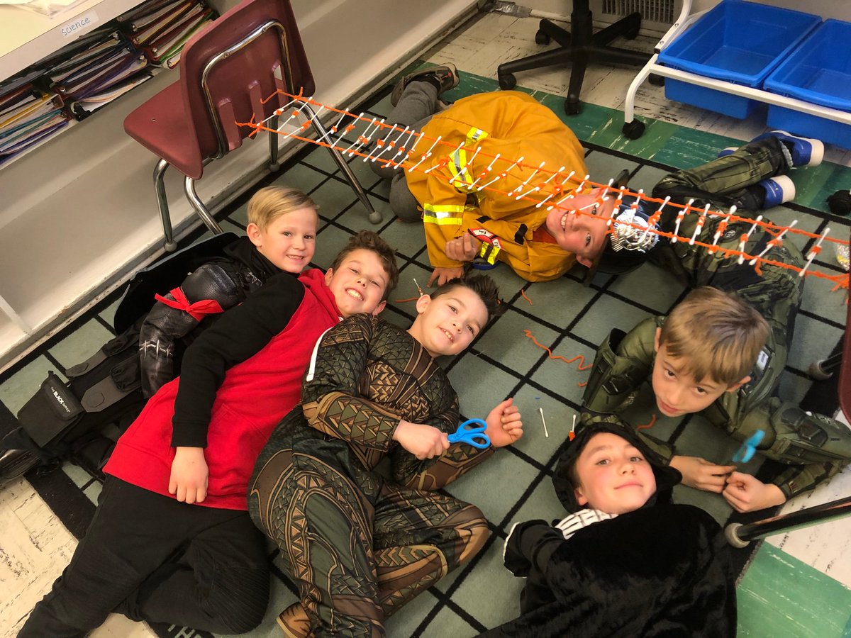 tgjordan2's tweet photo. Halloween fun.  STEM bone bridge activity and costumes with friends.
@wyeschool1 
#wyewonders https://t.co/wqXd6jkNs9