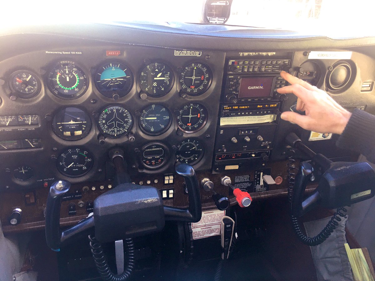 JJRyanOnAir's tweet photo. Getting my Private Pilot’s License has been on my bucket list forever. 🙌✈️ Thanks to Hal Harris at AirOne Flight Academy for my latest flight school tour this week at @WileyPostKPWA 🛫#cessna172 #flightlessons #okc #cessna #aviation #oklahoma https://t.co/2wLaYDTU1p