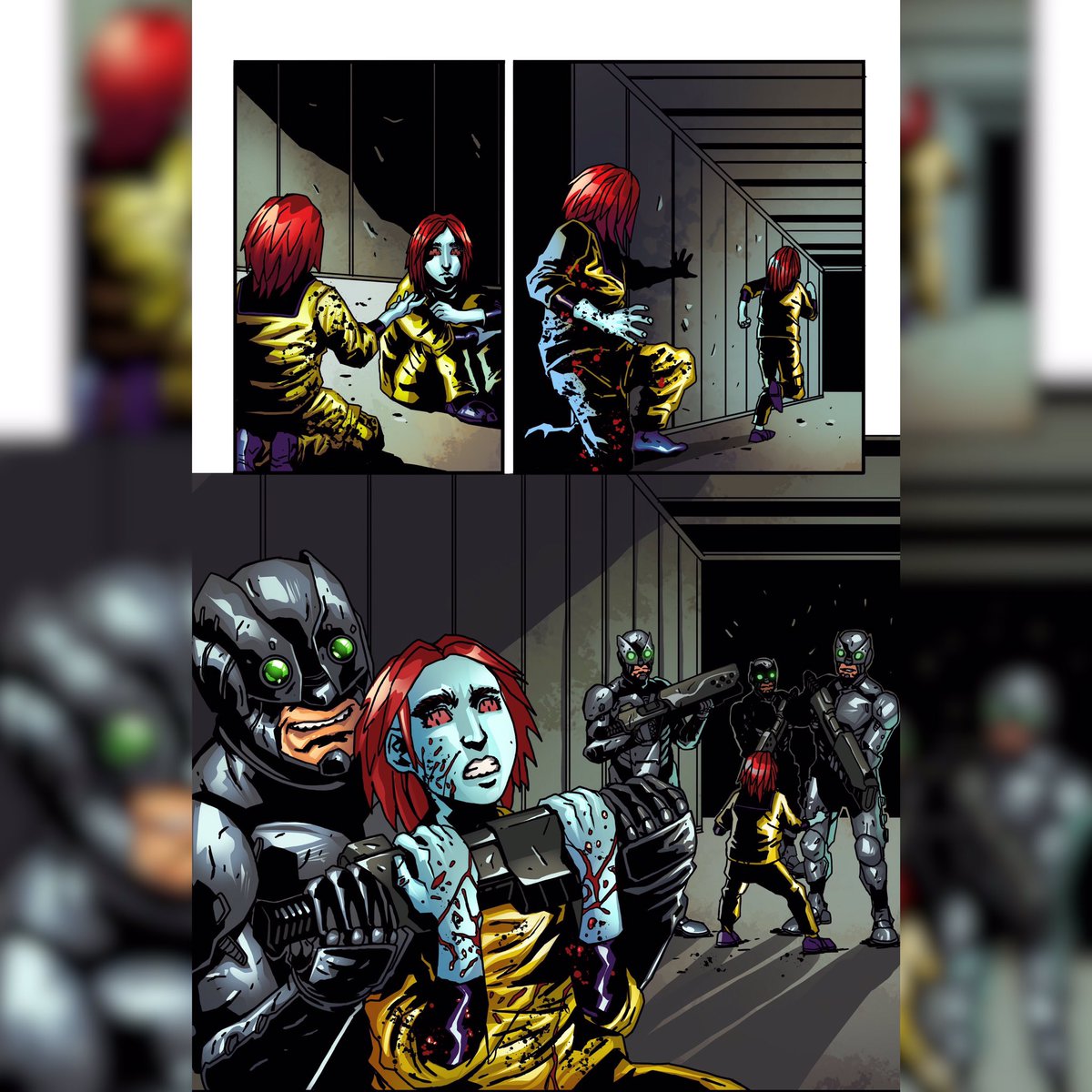 FluxChaotic's tweet photo. Behold! The colored versions of pages 1-4 of #ChaoticFlux #2!
Let me know what you guys think.
Lines by @brianbalondo
Colors by @BRYANMAGNAYE1
Subscribe to the #SharpEdgeComics .com newsletter to see them even sooner.
#comicsgate #indiecomics #CG2019 #CGSquad #TeamComics https://t.co/XNOgOPfKaA